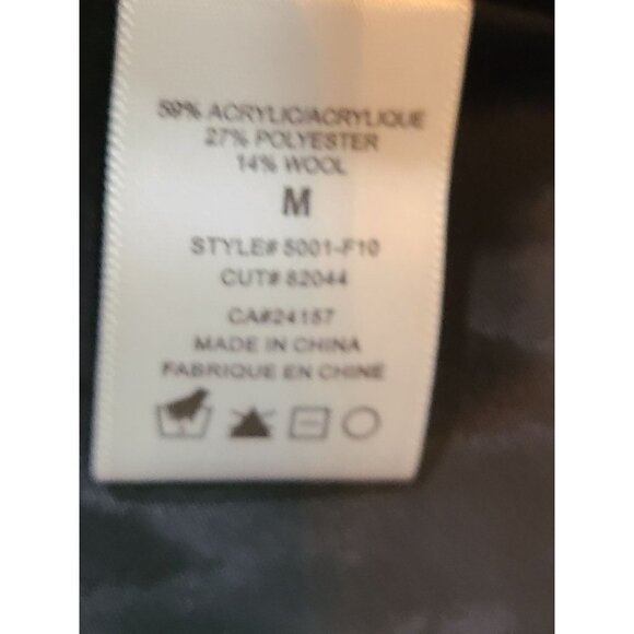 Abbie Mags Grey Wool Blend Light Academia Fall Cozy Warm Medium Vest - Picture 6 of 7